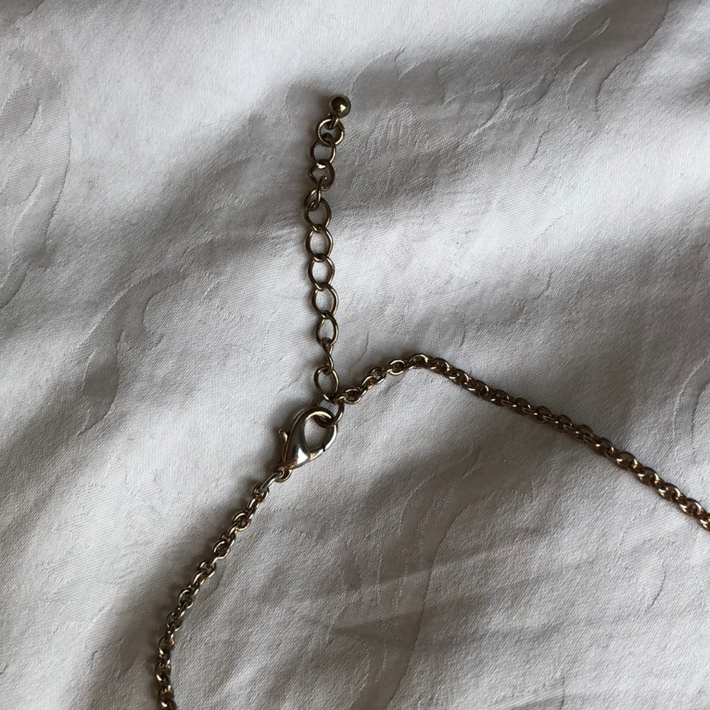 Triangle Pave Statement Necklace - Picture 6 of 8
